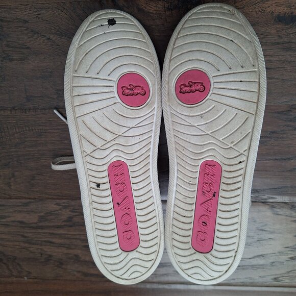 Coach White Running Shoes - Picture 3 of 5